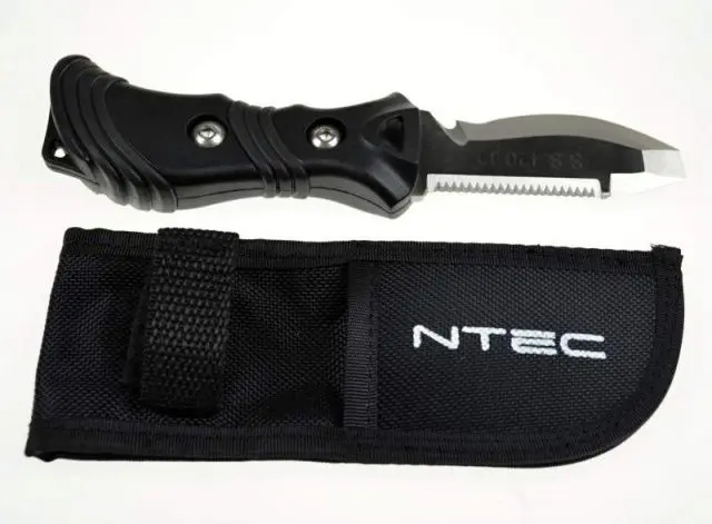 Nůž NTEC malý látkové pouzdro černý
