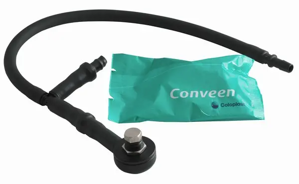 Vyvážený P-valve, dodáván se samolepícím kondomem 30mm